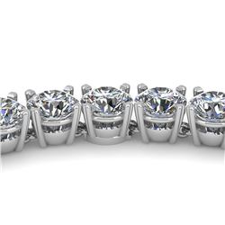 38 ctw Certified SI Diamond Necklace 14K White Gold