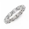 Image 1 : 4.29 ctw Oval Cut Diamond Designer Ring 18K White Gold