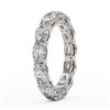 Image 3 : 4.29 ctw Oval Cut Diamond Designer Ring 18K White Gold