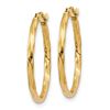 Image 2 : 14k 15 mm Twist Hoop Earrings