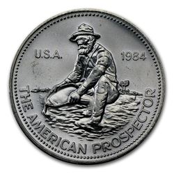 1984 1 oz Silver Round - Engelhard Prospector (Eagle Reverse)