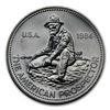 Image 1 : 1984 1 oz Silver Round - Engelhard Prospector (Eagle Reverse)