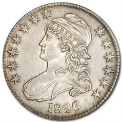 1826 Capped Bust Half Dollar AU