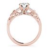 Image 2 : 0.95 ctw Certified VS/SI Diamond Ring 18k Rose Gold