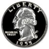 Image 1 : 1955 Washington Quarter Gem Proof