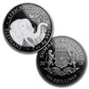 Image 2 : 2018 Somalia 2-Coin 1 oz Silver Elephant Black & White Set