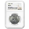 Image 1 : 1832 Capped Bust Half Dollar MS-61 NGC (Small Letters)