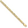 Image 1 : 14k Yellow Gold Diamond-Cut Bracelet - 7.25 in.