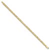 Image 2 : 14k Yellow Gold Diamond-Cut Bracelet - 7.25 in.