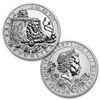 Image 2 : 2018 Niue 2-Coin Silver Czech Lion BU/Reverse Proof Set