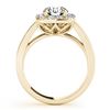 Image 2 : 1.3 ctw Certified VS/SI Diamond Solitaire Halo Ring 14k Yellow Gold