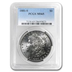 1881-S Morgan Dollar MS-65 PCGS