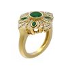Image 1 : 2.32 ctw Emerald & Diamond Ring 18K Yellow Gold