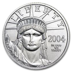 2004 1/4 oz Platinum American Eagle BU