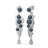 Image 2 : 5.13 ctw Diamond & Pearl Earrings 18K White Gold