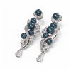 Image 3 : 5.13 ctw Diamond & Pearl Earrings 18K White Gold
