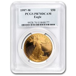 1997-W 1 oz Proof Gold American Eagle PR-70 PCGS (Registry Set)