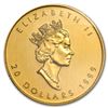 Image 2 : 1999 Canada 1/2 oz Gold Maple Leaf BU (20 Years ANS Privy)