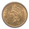 Image 2 : 1862 $1 Indian Head Gold MS-63 PCGS
