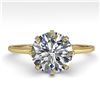 Image 1 : 2 ctw VS/SI Diamond Solitaire Engagement Ring Size 7 18K Yellow Gold