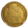 Image 2 : 1817-SO FJ Chile Gold 8 Escudos Ferdinand VII AU-53 NGC