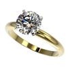 Image 1 : 2 ctw Certified Quality Diamond Engagment Ring 10k Yellow Gold
