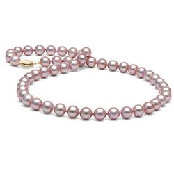 Lavender Elite Collection Pearl Necklace, 7.5-8.0mm