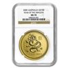 Image 1 : 2000 1 oz Gold Lunar Year of the Dragon MS-70 NGC (Series 1)
