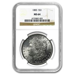 1883 Morgan Dollar MS-64 NGC