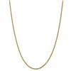Image 2 : 14k Yellow Gold 2.25 mm Diamond Cut Rope Chain - 26 in.