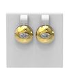 Image 1 : 1.04 ctw Marquise Diamond Earrings 18K Yellow Gold