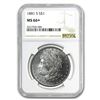 Image 1 : 1881-S Morgan Dollar MS-66+ NGC