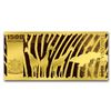 Image 2 : 2018 Tanzania 1 gram Gold Big Five Elephant Foil Gold Note
