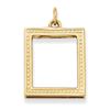 Image 1 : 14k Yellow Gold Picture Frame Pendant