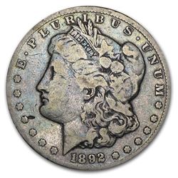 1892-CC Morgan Dollar VG