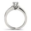 Image 2 : 0.61 ctw Certified VS/SI Diamond Solitaire Ring 18k White Gold