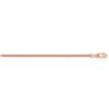 Image 2 : 14k Rose Gold 1.65 mm Solid Polished Spiga Chain - 18 in.