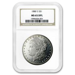 1880-S Morgan Dollar MS-65 DPL NGC