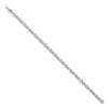 Image 2 : 14k White Gold .756ct Diamond Teardrop Link Bracelet - 7 in.