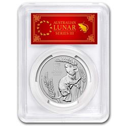 2020 AUS 1 oz Platinum Lunar Mouse MS-70 PCGS (FD, Red Label)