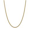 Image 1 : 14k Yellow Gold 3 mm Regular Rope Chain - 28 in.