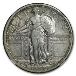 1917-S Standing Liberty Quarter Type-I XF