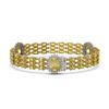 Image 2 : 24.46 ctw Citrine & Diamond Bracelet 14K Yellow Gold
