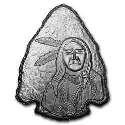 1 oz Silver Arrowhead - Indian Warrior