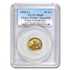 Image 1 : 1998 China 1/10 oz Gold Panda Small Date MS-68 PCGS