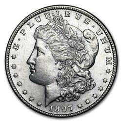 1897-S Morgan Dollar AU