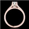 Image 2 : 1.5 ctw Certified Diamond Solitaire Ring 10k Rose Gold