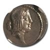 Image 2 : Roman Silver Denarius C. Piso Frugi (67 or 61 BC) MS NGC