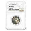 Image 1 : 1917 Standing Liberty Quarter Type-I MS-62 NGC (FH)