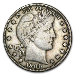 1908-O Barber Half Dollar XF